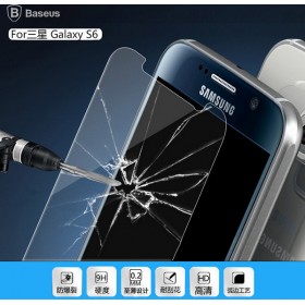 ЛУЧШЕЕ! Защитное стекло Baseus Tempered Glass 0.2mm для Samsung Galaxy S6